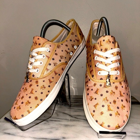 Bradford Exchange “I Love Golden Retrievers” Tennis Shoes Size 11 Artsy Comfy - Picture 2 of 9